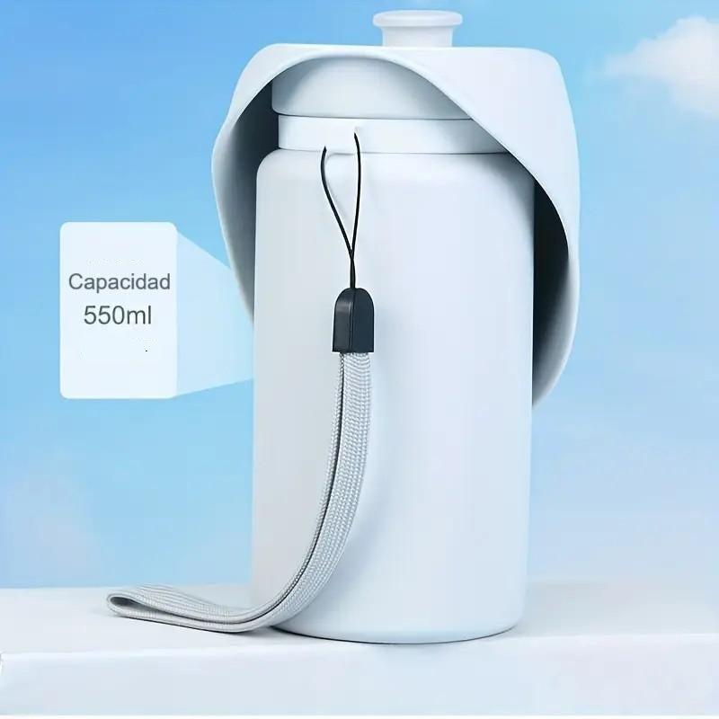 Portable Dog Water Bottle, Travel Dog Water Dispenser, Pet Outdoor Drinking Cup, Puppy Water Feeder for On-The-Go Hydration.-550Ml