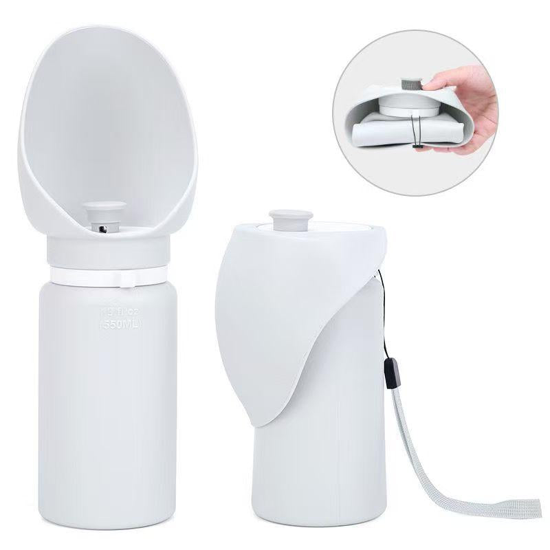 Portable Dog Water Bottle, Travel Dog Water Dispenser, Pet Outdoor Drinking Cup, Puppy Water Feeder for On-The-Go Hydration.-550Ml